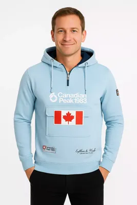 Canadian Peak - Galapagos - Heren Anorak Trui - Sky Blue