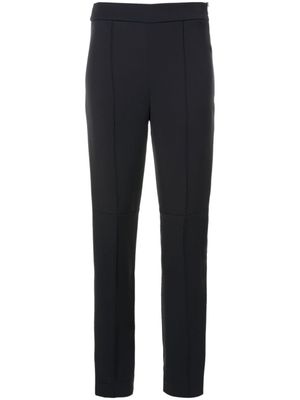 Gloria Coelho pantalon droit à taille haute - Bleu