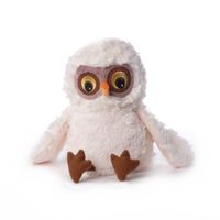 Pluche witte uil knuffel 22 cm - thumbnail