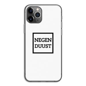Negenduust vierkant: iPhone 11 Pro Transparant Hoesje