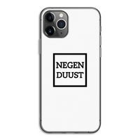 Negenduust vierkant: iPhone 11 Pro Transparant Hoesje