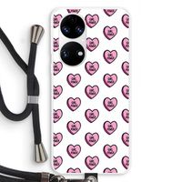 GIRL POWER: Huawei P50 Transparant Hoesje met koord