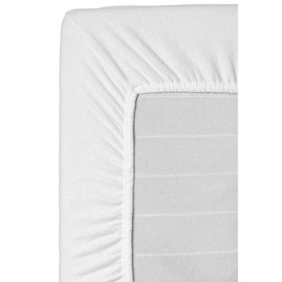 Leen Bakker - Hoeslaken Molton Stretch - 160x200 Cm - Polyester/Katoen - Wit