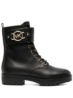 Michael Michael Kors Rory lace-up leather boots - BLACK - thumbnail