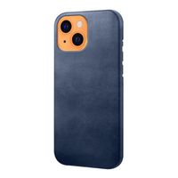 Casecentive Leren Back case iPhone 14 Pro blauw - 8720153795739