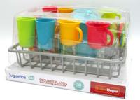 Playgo serviesje met afdruiprekje. Playgo serviesje met afdruiprekje.