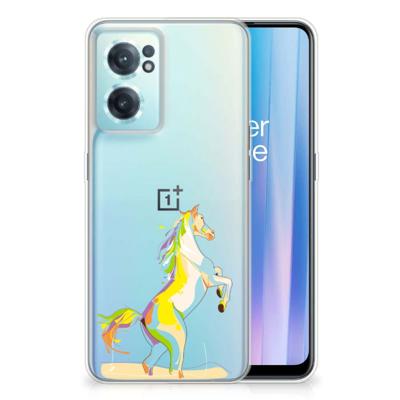 OnePlus Nord CE 2 5G Telefoonhoesje met Naam Horse Color OnePlus Nord CE 2 5G Telefoonhoesje met Naam Horse Color