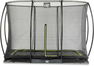 Exit Silhouette InGround trampoline met net - 305 x 214 cm - Zwart