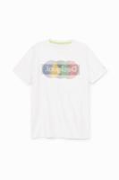 T-shirt met logo 100% katoen - WHITE - M