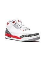 Jordan Kids baskets Air Jordan 3 Retro "Fire Red 2022" - Blanc - thumbnail