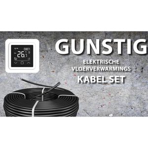Best-Design "Gunstig" Vloerverwarmings Kabel Set 58,8 mtr 1000 Watt