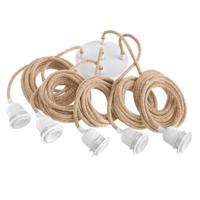 Lampfitting voor hanglamp - Naturel Wit - 5 Fittings
