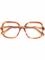 Chloé Eyewear lunettes de vue à monture oversize - Tons neutres