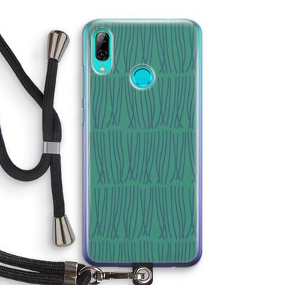 Swirls: Huawei P Smart (2019) Transparant Hoesje met koord