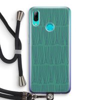 Swirls: Huawei P Smart (2019) Transparant Hoesje met koord