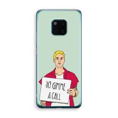 Gimme a call: Huawei Mate 20 Pro Transparant Hoesje