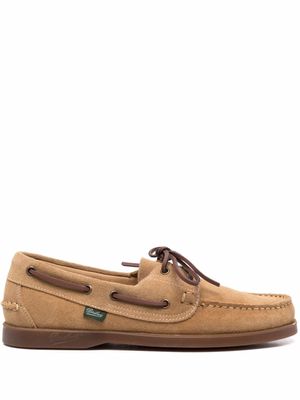 Paraboot chaussures bateau Barth - Marron