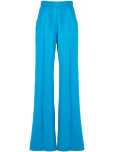 Cynthia Rowley pantalon ample à coutures ton sur ton - Bleu