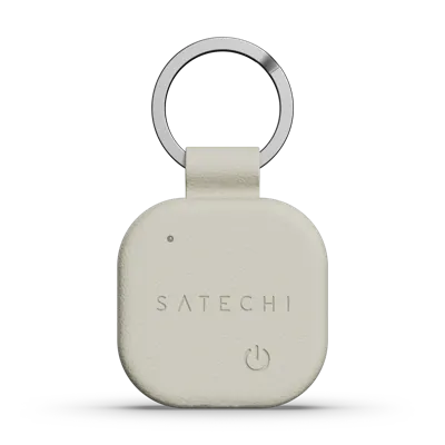 Satechi FindAll vegan-lederen sleutelhanger met FindMy - Sand