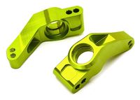 Integy Billet Machined Rear Hub Carriers, Green - Traxxas Rustler 4X4