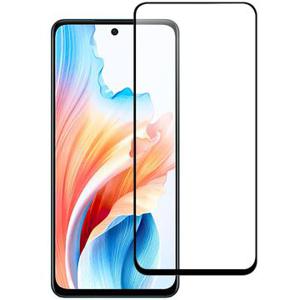 Oppo A79/A2 Full Cover Glazen Screenprotector - Zwarte Rand