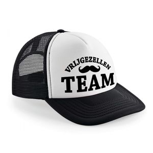 Vrijgezellen Team vrijgezellen snapback cap/ truckers petje zwart heren   -