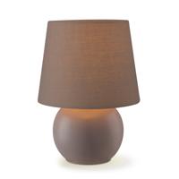 Light depot - tafellamp Isla - 22 cm - bruin - Outlet