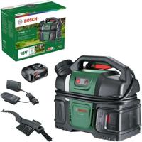 BOSCH draadloze hogedrukreiniger (voor fietsen) - Fontus 18V-6 - 18V 2.0Ah accu + AL1820 lader - 6L tank