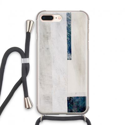 Meet you there: iPhone 8 Plus Transparant Hoesje met koord