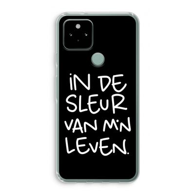 De Sleur: Google Pixel 5 Transparant Hoesje