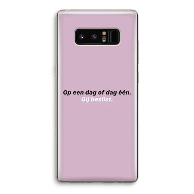 gij beslist: Samsung Galaxy Note 8 Transparant Hoesje