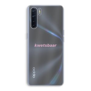 kwetsbaar: Oppo A91 Transparant Hoesje