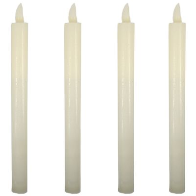 4x Stuks dinerkaars LED-verlichting met timer 25 cm 4x Stuks dinerkaars LED-verlichting met timer 25 cm