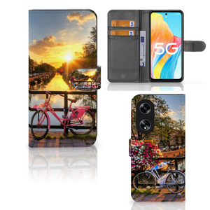 OPPO Reno8 T 5G Flip Cover Amsterdamse Grachten