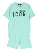 Dsquared2 Kids T-shirt en shorts - Groen - thumbnail