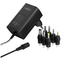 Ansmann 1201-0021 Stekkernetvoeding, instelbaar 12 V/DC, 9 V/DC, 7.5 V/DC, 6 V, 4.5 V/DC, 3 V 300 mA 3.60 W
