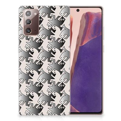 Samsung Note 20 | TPU Hoesje | Salamander Grey