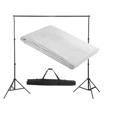Achtergrondsysteem 300x300 cm wit