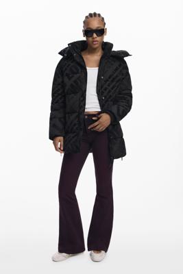 Gewatteerde jas - BLACK - M