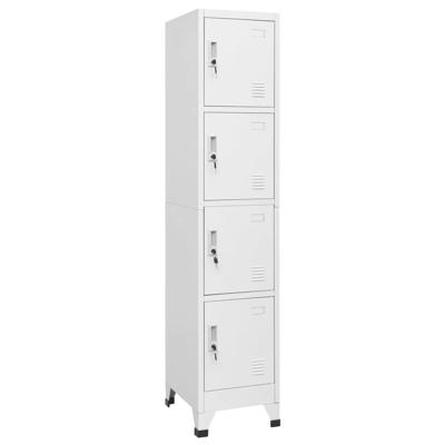 Lockerkast met 4 vakken 38x45x180 cm