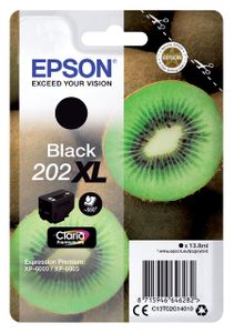 Epson Kiwi Singlepack Black 202XL Claria Premium Ink