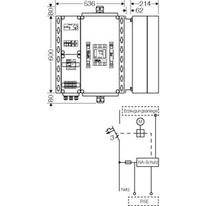 Hensel 20001470 PV-isolatiemodule 3-polig 1 stuk(s)