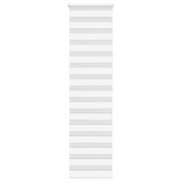 VidaXL Zebra rolgordijn 60x200 cm stofbreedte 55,9 cm polyester wit