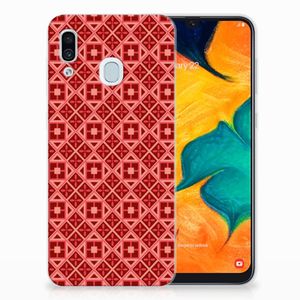 Samsung Galaxy A30 TPU bumper Batik Rood