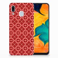 Samsung Galaxy A30 TPU bumper Batik Rood