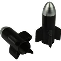 VWP ventieldop cross zilver (2st)