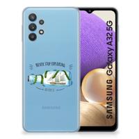 Samsung Galaxy A32 5G Telefoonhoesje met Naam Boho Bottle Samsung Galaxy A32 5G Telefoonhoesje met Naam Boho Bottle