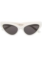 Balenciaga Eyewear lunettes de soleil à monture papillon - Blanc