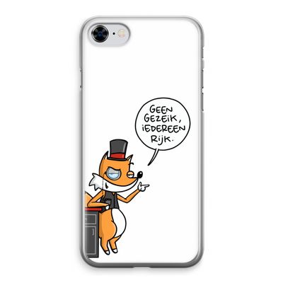 Geen Gezeik: iPhone 8 Transparant Hoesje