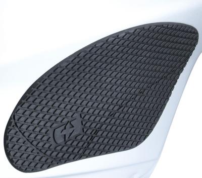 OXFORD Tank pads silicone black on the side